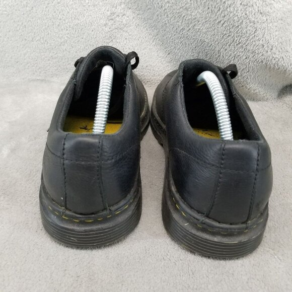 Dr. Martens Shoes Mens Size 8 Black Leather Hazeldon Grizzly Soft Wair Derby main image 8